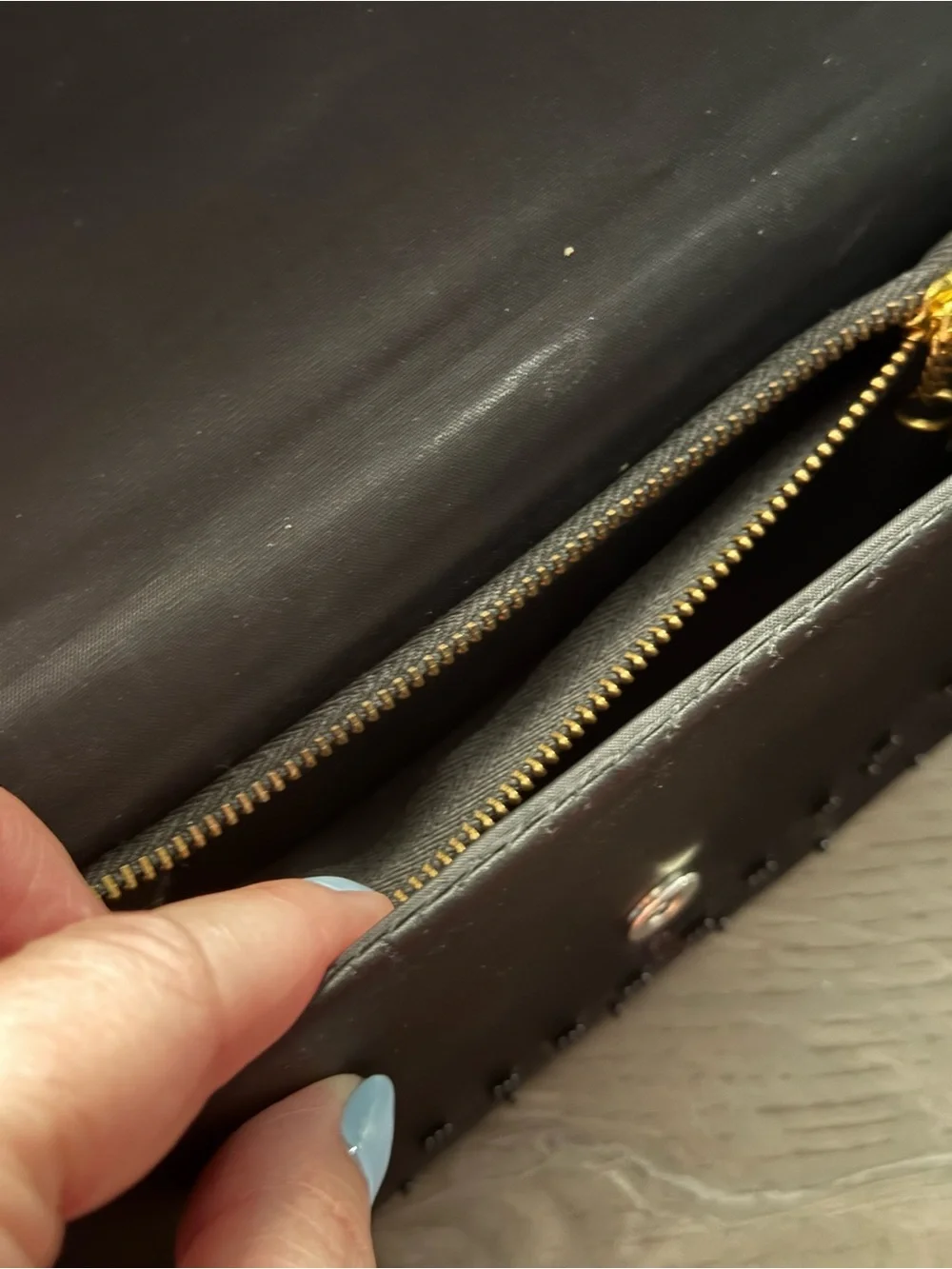 Black Beaded Floral Evening Clutch